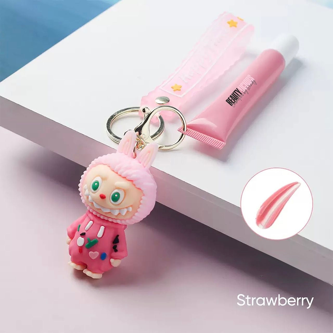 Lip Gloss with Keychain