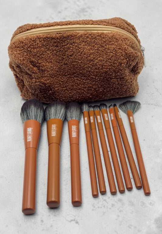 Makeup Brushes(Brown)